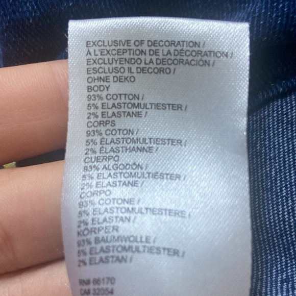 Anthropologie Maeve Junie Wide Leg Flare Jeans Sz 31 Petite Dark Rinse - Picture 6 of 6